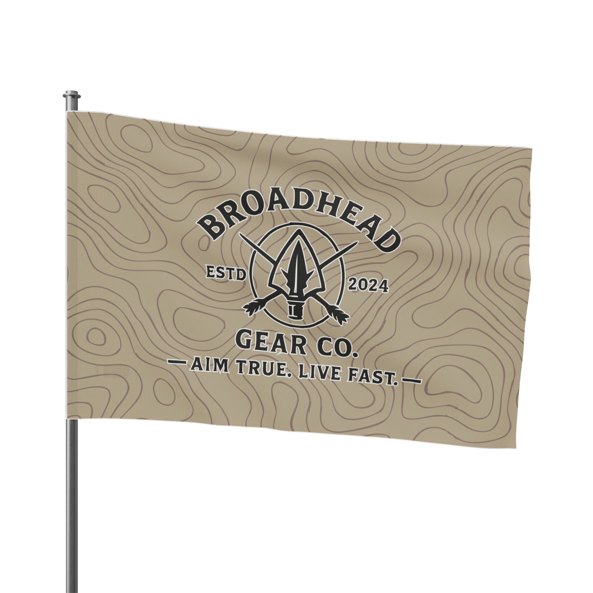 Flag Wall Decor - TOPO Flag Design